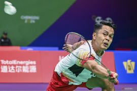 Piala Thomas 2024 - Ginting buka kemenangan pertama Indonesia pada semifinal
