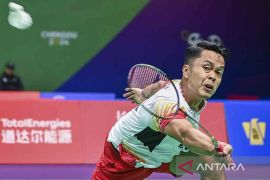 Ginting buka kemenangan pertama Indonesia atas Thailand di fase grup