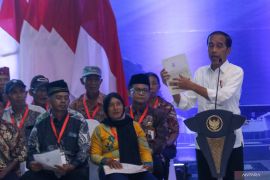 Land certificates downsizes land grabbing: President Jokowi