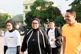 Ratusan orang ikuti fun walk di Tebing Tinggi
