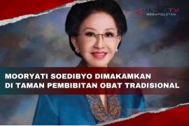 Mooryati Soedibyo dimakamkan di Taman Pembibitan Obat Tradisional