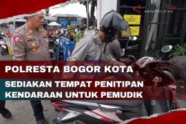 Polresta Bogor Kota sediakan tempat penitipan kendaraan untuk pemudik