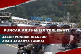 Puncak arus milir terlewati, Jalur Puncak Cianjur arah Jakarta landai