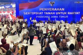 Kementerian ATR/BPN terbitkan 38.194 sertifikat tanah elektronik