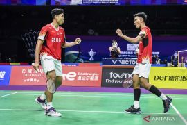 Piala Thomas 2024 - Bagas/Fikri samakan kedudukan Indonesia atas India