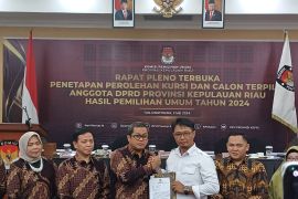 KPU tetapkan 45 anggota DPRD Kepri terpilih, ini dia daftarnya