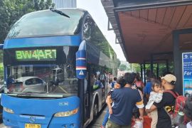 Layanan TransJakarta diperpanjang saat nobar Timnas vs Irak