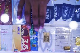 Emas Antam Senin turun lagi jadi Rp2,278 juta/gram
