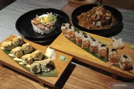 Nikmatnya hidangan khas Jepang di restoran Sansho Hotel Kimaya