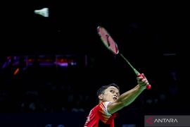 Ginting buka kemenangan pertama Indonesia di semifinal Piala Thomas