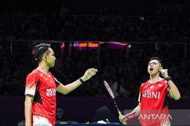 Piala Thomas 2024 - Semakin dekat dengan final, Fajar/Rian gandakan keunggulan Indonesia