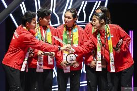 Setelah 16 tahun, Indonesia bawa pulang medali Piala Uber