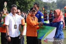 413 relawan bencana Kabupaten Bekasi kini terlindungi program BPJAMSOSTEK