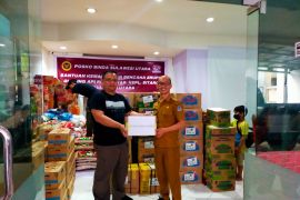 Puskesmas Sario berikan bantuan ke korban erupsi Gunung Ruang