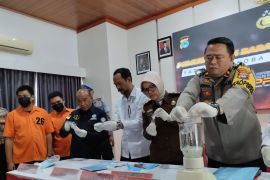 Polres Tabalong hancurkan 177,22 gram sabu