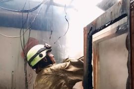 Rumah terbakar diduga penghuni lupa matikan kompor