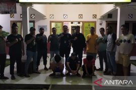 Polres Bangka Barat amankan empat pelaku kasus penganiayaan yang mengakibatkan korban meninggal dunia