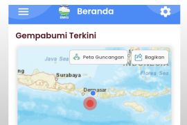 Kota Mataram diguncang gempa bumi 5,2 Magnitudo