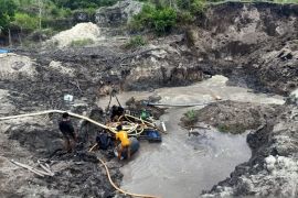 Polres Bangka Tengah sidik kasus kecelakaan tambang timah
