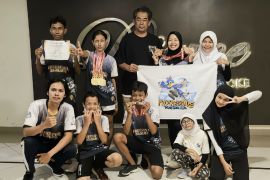 Skate Club Lampung raih belasan medali di Kejurnas Sepatu Roda