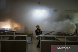 Pengasapan asrama haji Indramayu