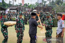 Bupati Bangli membuka kegiatan TMMD 2024 di Desa Susut