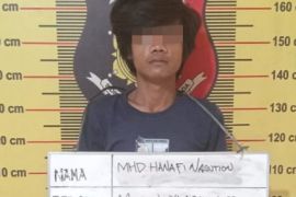 Pria di Belawan bacok teman pacarnya gegara cemburu buta