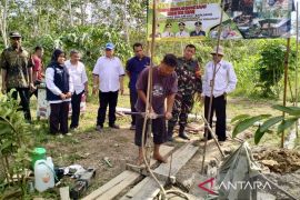 TMMD Kodim HSU-BLG bangun sumur bor dan PDAM di wilayah kering air bersih