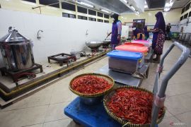 Persiapan makanan untuk jamaah calon haji