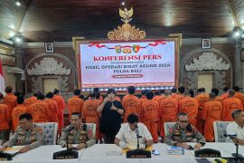 Polda Bali jaring 136 tersangka saat Operasi Sikat Agung 2024