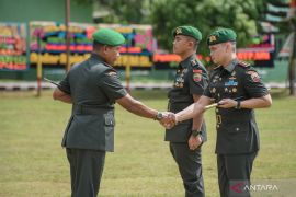 Danrem 023/KS pimpin sertijab Danyon 123/Rajawali