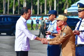 Presiden Jokowi tinjau RSUD hingga resmikan jalan daerah di Sultra