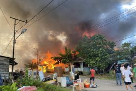 21 unit rumah di Bulungan hangus terbakar