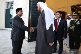 Prabowo discusses defense cooperation with UAE Presidet