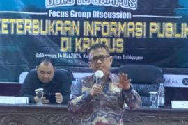 KI sosialisasi keterbukaan informasi kepada  Mahasiswa di Balikpapan