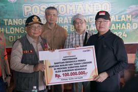 Pemprov Bengkulu salurkan bantuan bagi korban banjir bandang Sumbar