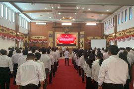 KPU Kapuas Hulu melantik 115 PPK minta jaga integritas hadapi pilkada