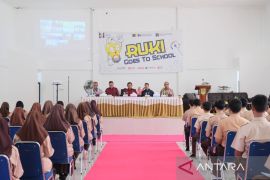 Kemenkumham kenalkan Sekolah Kedinasan Poltekip dan Kekayaan Intelektual pada siswa SMA/SMK se-Babel