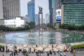 Ratusan personel Satpol PP dikerahkan untuk pencanangan HUT Jakarta