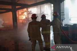 Lima armada Damkar dikerahkan padamkan kebakaran di pabrik tekstil Bogor