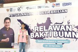 Srikandi PLN Babel wakili PLN dalam kegiatan Relawan Bakti BUMN Batch V di Mojokerto