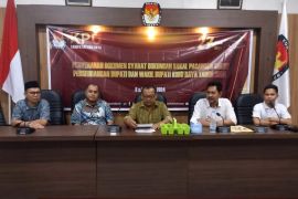 Ketua KPU Kubu Raya mengatakan tidak ada Paslon bupati/wakil perseorangan