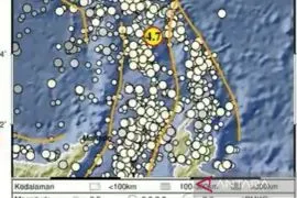 Gempa  dangkal magnitudo 4,7 guncang Melonguane Sulut