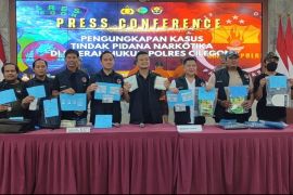 Satresnarkoba Polres Cilegon bekuk sindikat pengedar narkoba senilai Rp2,5 M