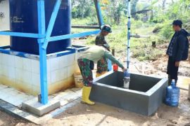 TMMD di Bontang  tuntaskan pembuatan sumur bor