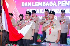 Kak Buwas kukuhkan Ketua Mabida dan Kwarda Pramuka Jatim