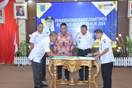 Pj Bupati HSS saksikan penandatangan komitmen replikasi inovasi tahun 2024