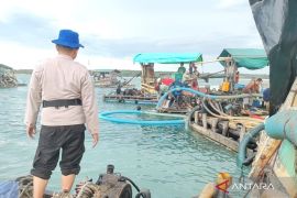 Polres Bangka Barat tertibkan tambang liar di Perairan Tanjungular