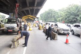 Sudinhub Jakut rekayasa lalin di depan Mall Artha Gading urai macet