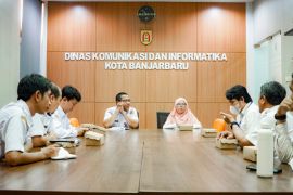 Dinas Kominfo HSS belajar implementasi "Smart City" ke Kominfo Banjarbaru